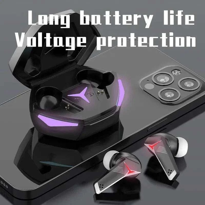 T33 TWS Game Wireless Earphones Bluetooth Low Delay Fone Fone HiFi Sound Headphones with Mic Gaming Digital Display Earbuds - MarketDomez