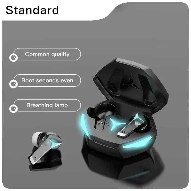 T33 TWS Game Wireless Earphones Bluetooth Low Delay Fone Fone HiFi Sound Headphones with Mic Gaming Digital Display Earbuds - MarketDomez