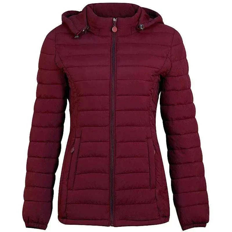 Winter Women Ultralight Thin Padded Jacket Coat Lady Short Outdoor Warm - MarketDomez