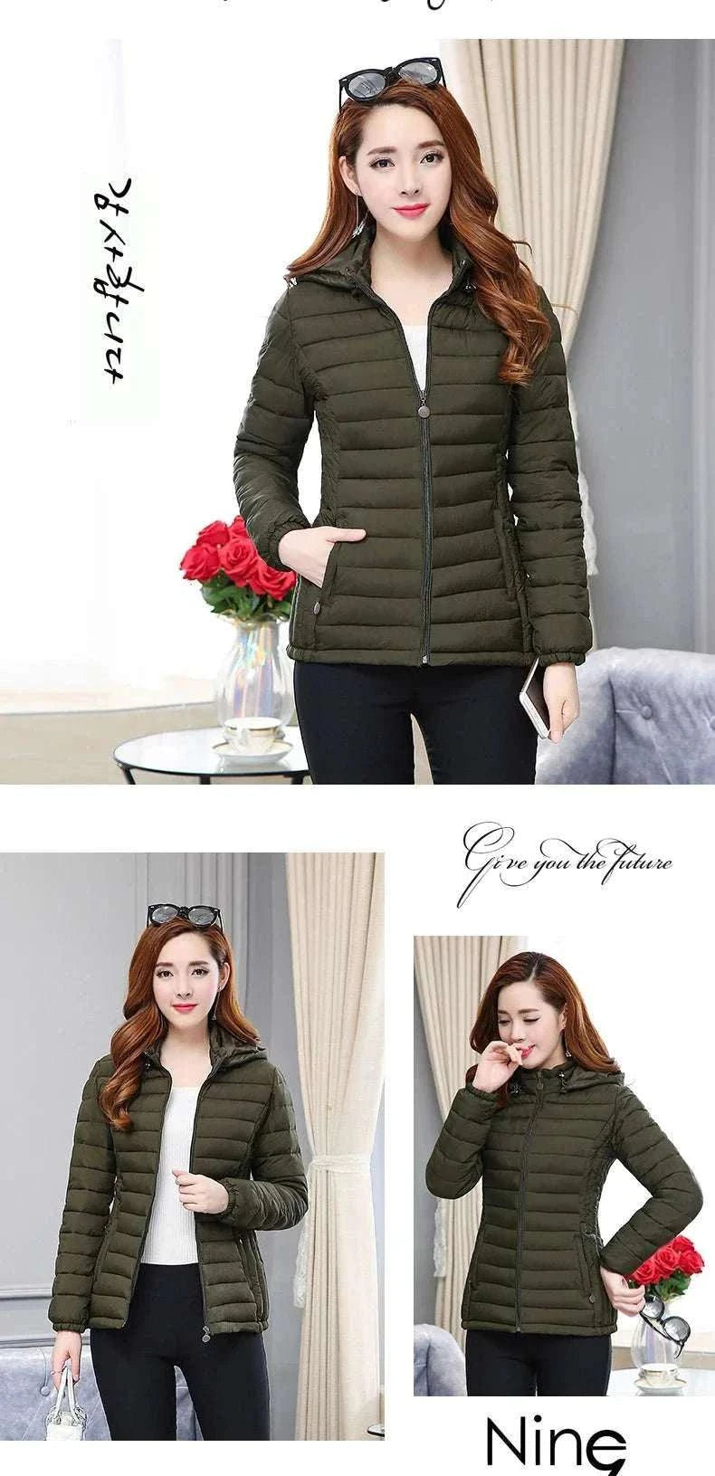 Winter Women Ultralight Thin Padded Jacket Coat Lady Short Outdoor Warm - MarketDomez