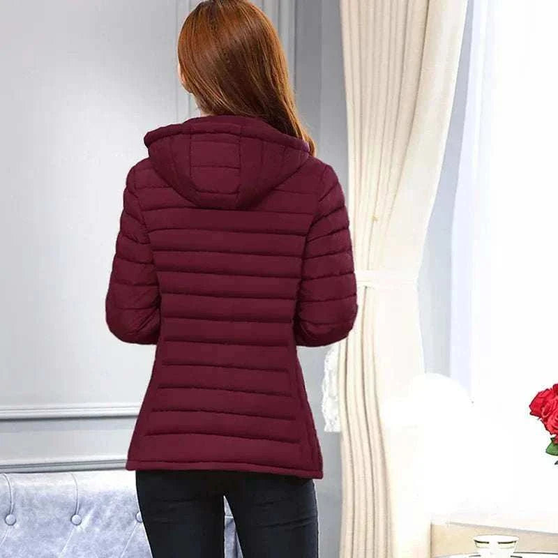 Winter Women Ultralight Thin Padded Jacket Coat Lady Short Outdoor Warm - MarketDomez