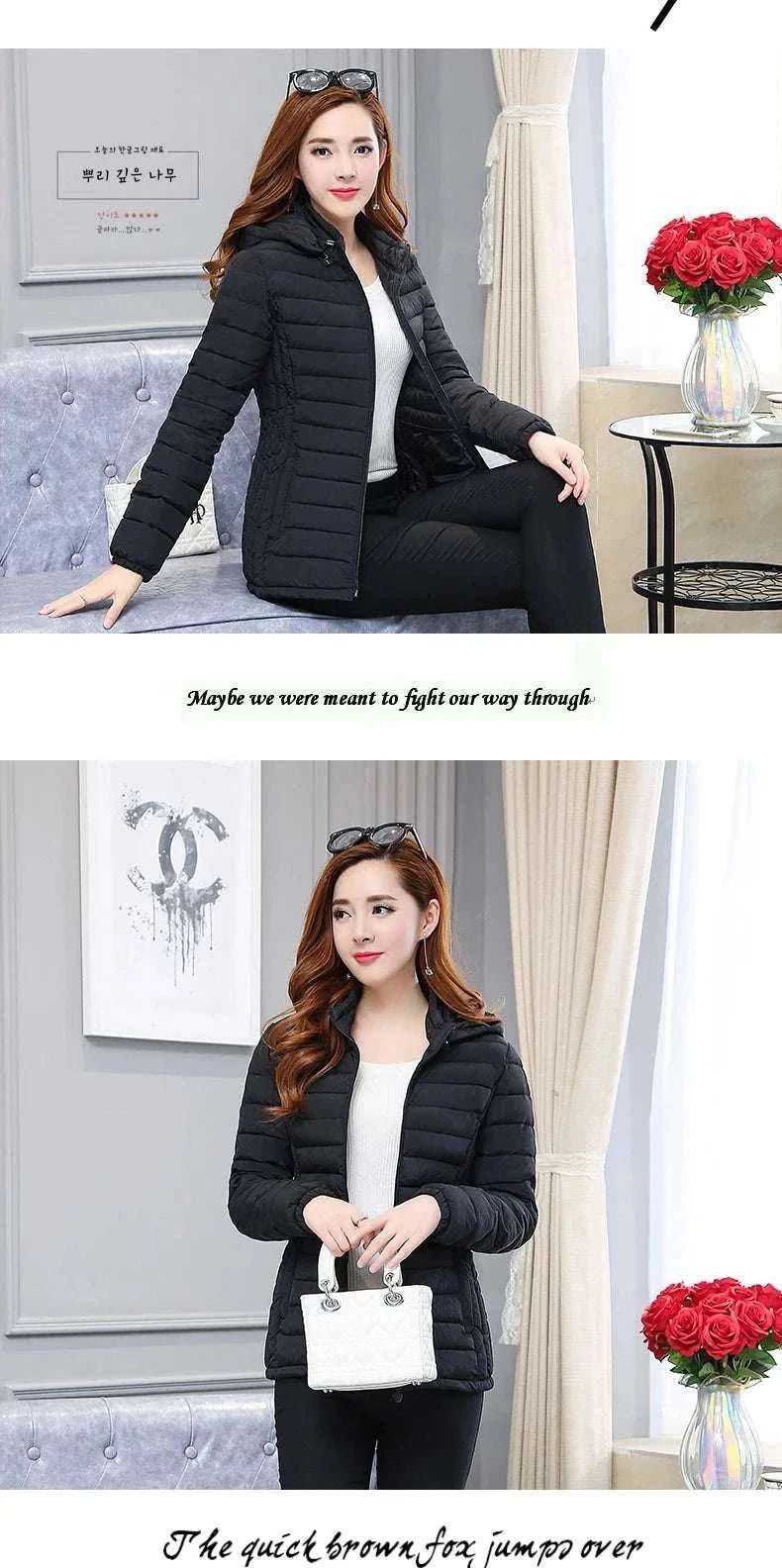 Winter Women Ultralight Thin Padded Jacket Coat Lady Short Outdoor Warm - MarketDomez